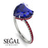 Heart Shape Sapphire Ring - Noelle No. 60